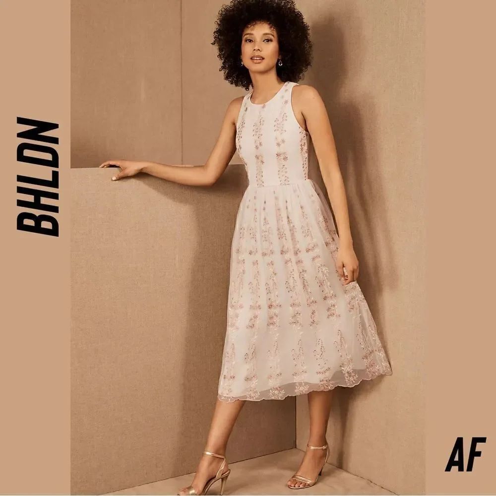 BHLDN PARSONS DRESS IN IVORY NEW SIZE 14